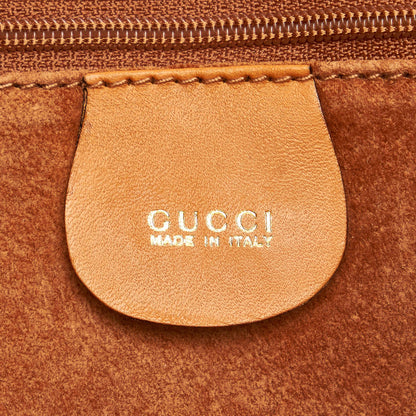 Gucci Web Leather Hobo Bag (SHG-28282)