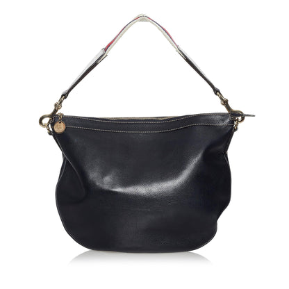 Gucci Web Leather Hobo Bag (SHG-28320)