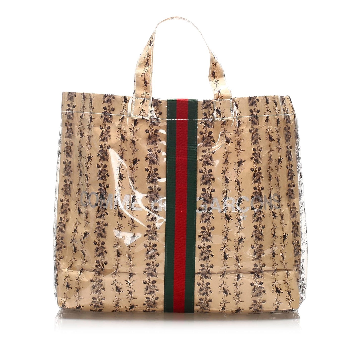 Gucci Web Vinyl Tote Bag (SHG-25010)