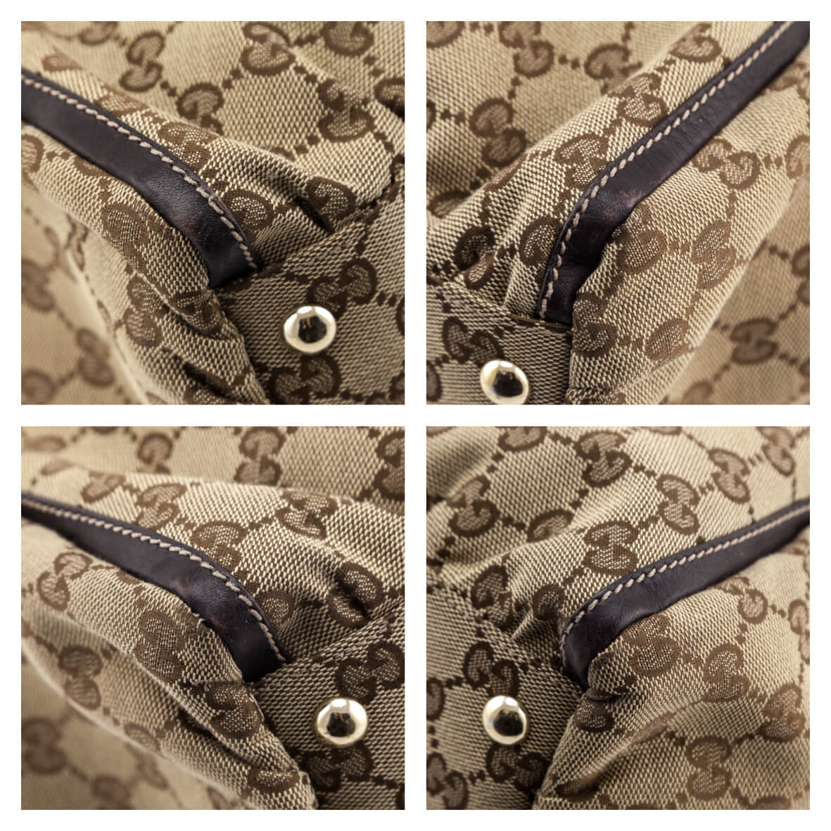 Gucci Beige GG Monogram Abbey D-Ring Large Tote