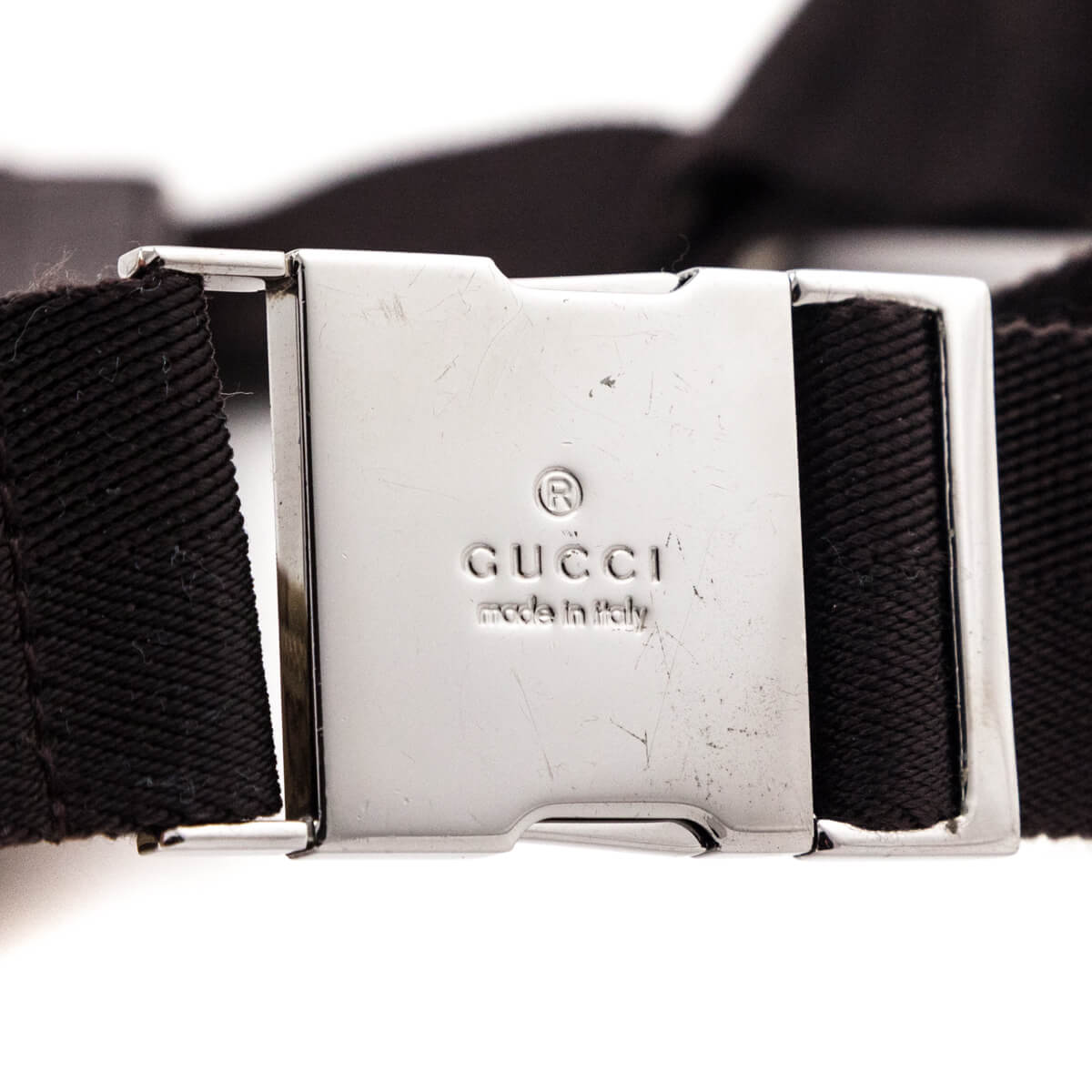 Gucci Beige GG Monogram Canvas Belt Bag