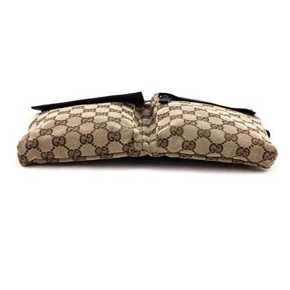 Gucci Beige GG Monogram Canvas Belt Bag