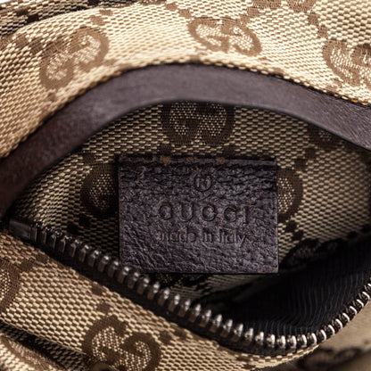 Gucci Beige GG Monogram Canvas Belt Bag