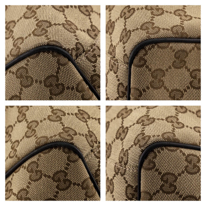 Gucci Beige GG Monogram Canvas Shoulder Bag