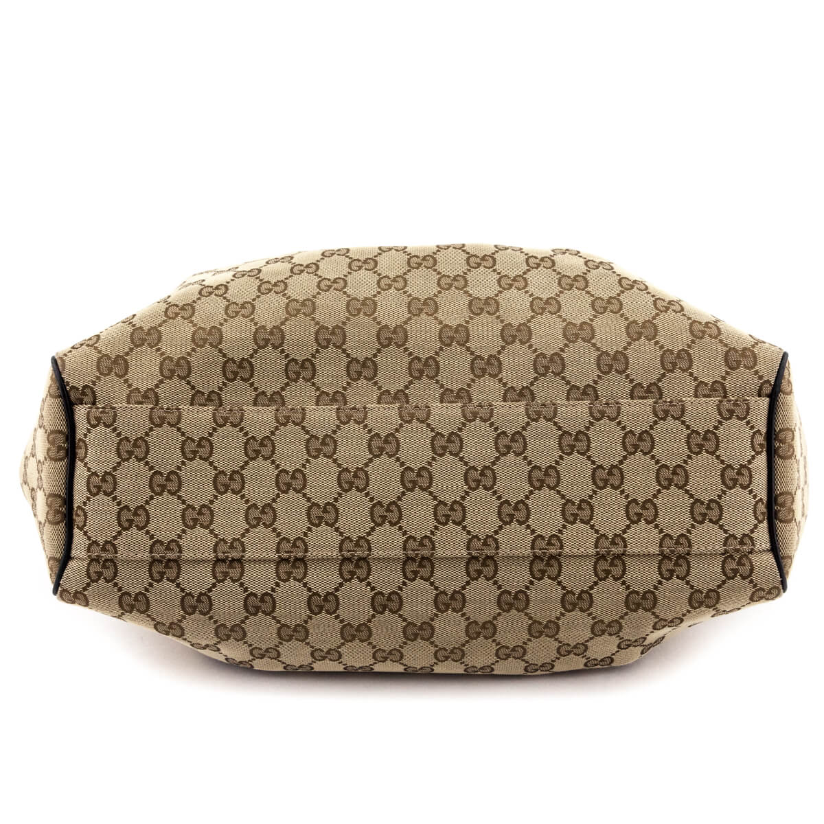 Gucci Beige GG Monogram Canvas Shoulder Bag