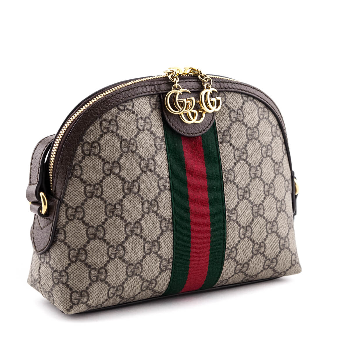 Gucci Beige GG Supreme Small Ophidia GG Shoulder Bag