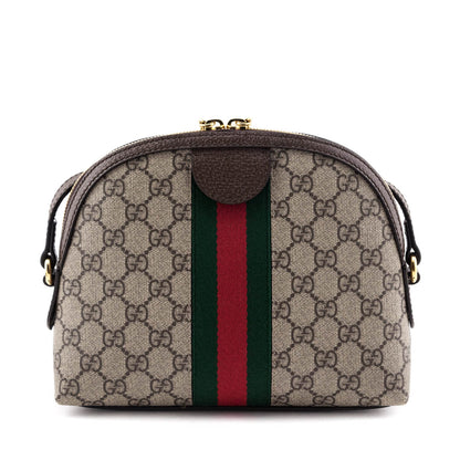 Gucci Beige GG Supreme Small Ophidia GG Shoulder Bag