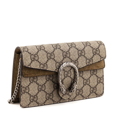 Gucci Beige GG Supreme Super Mini Dionysus