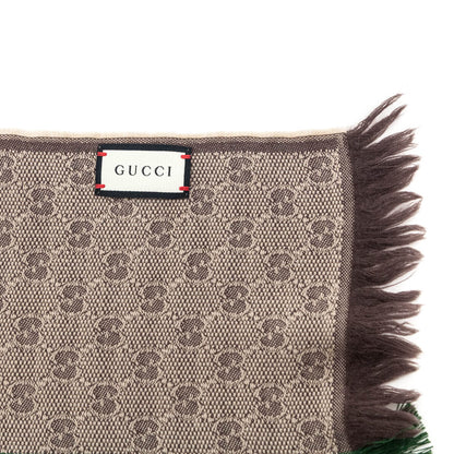 Gucci Beige Monogram Web Scarf