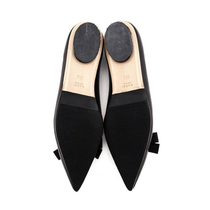 Gucci Black Bee Ballet Flats Size US 7.5 | EU 37.5