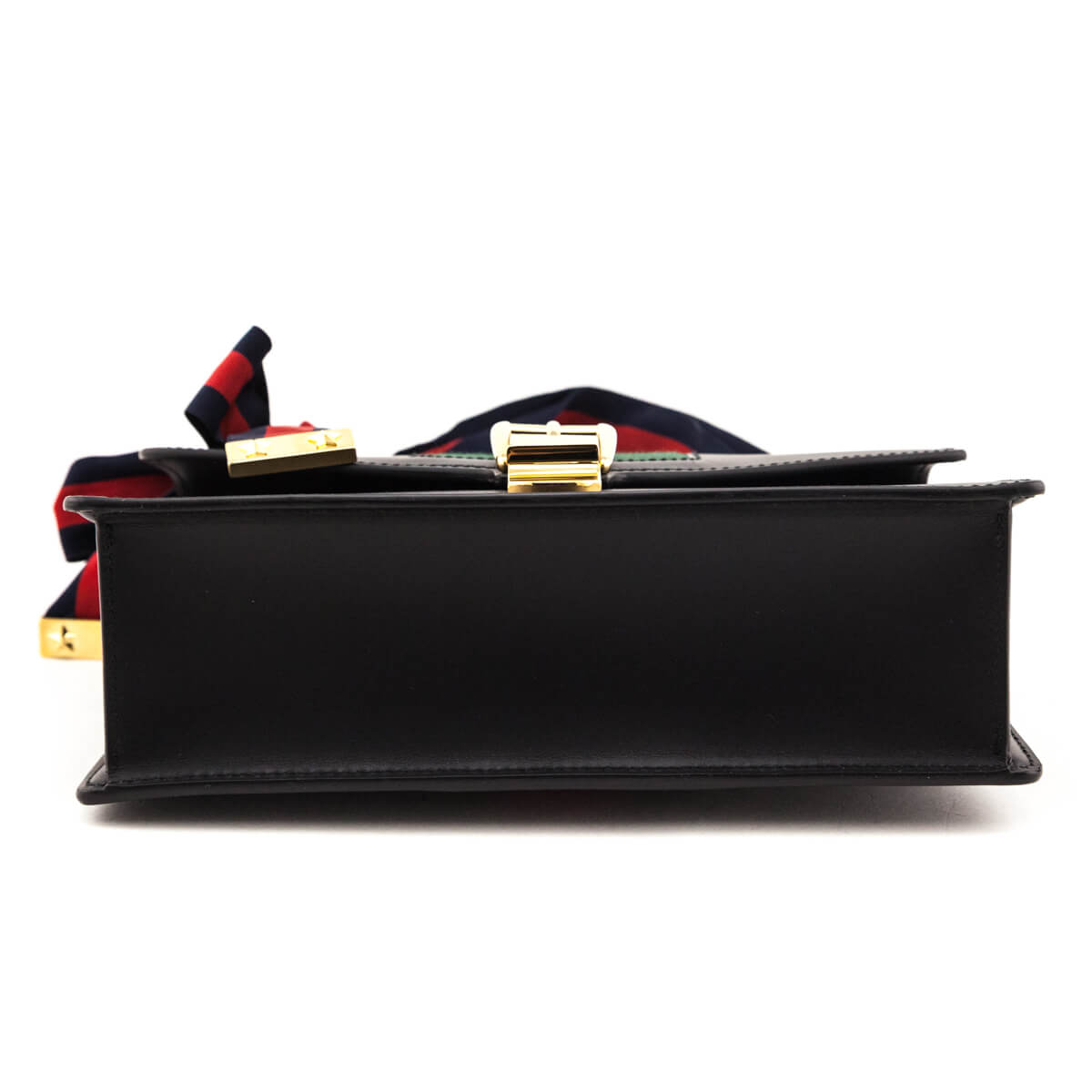 Gucci Black Calfskin Small Sylvie Shoulder Bag