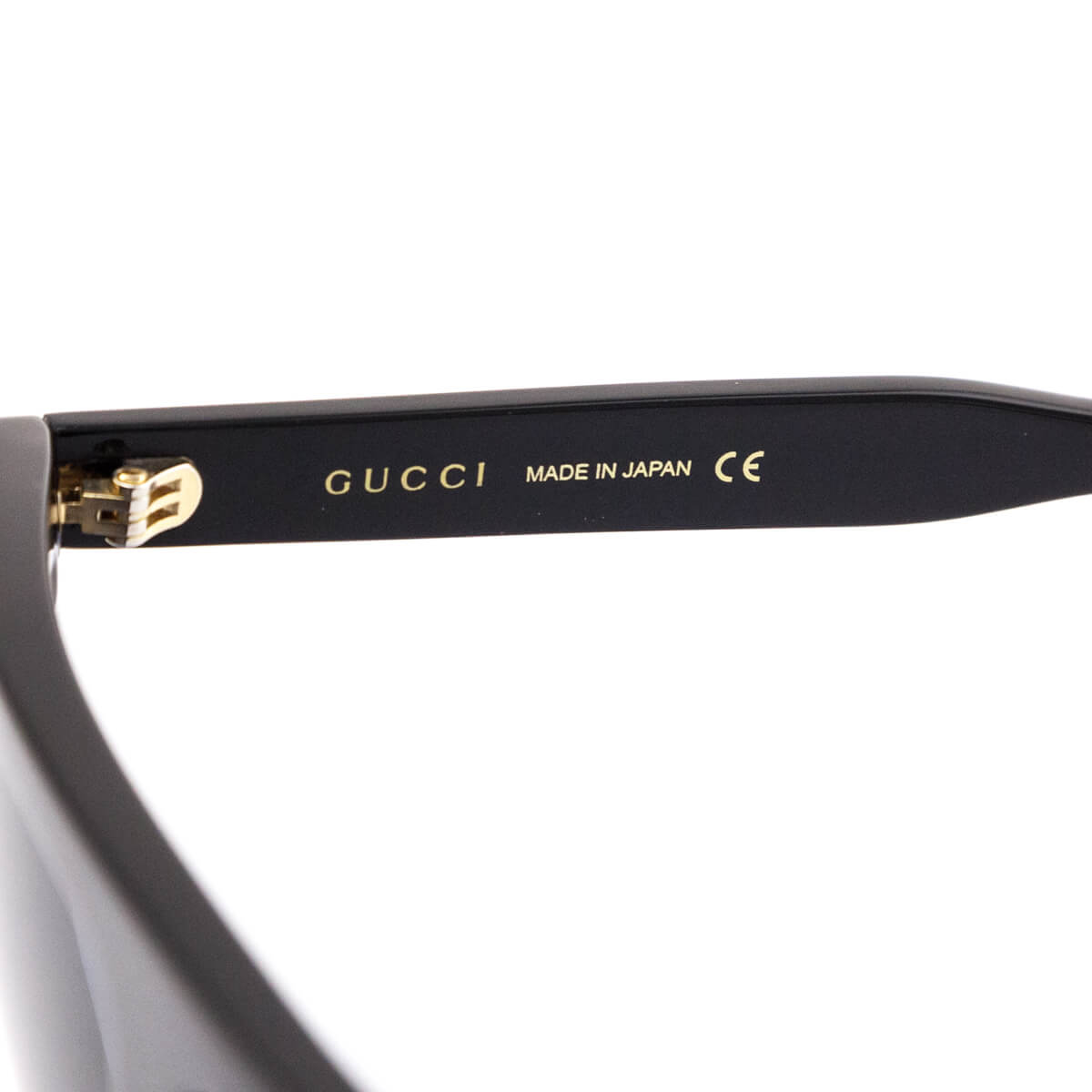 Gucci Black Oversized Tinted Sunglasses