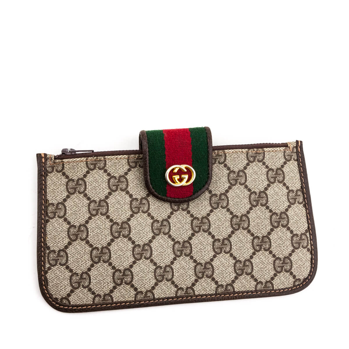 Gucci Brown Supreme Vintage Ophidia Crossbody