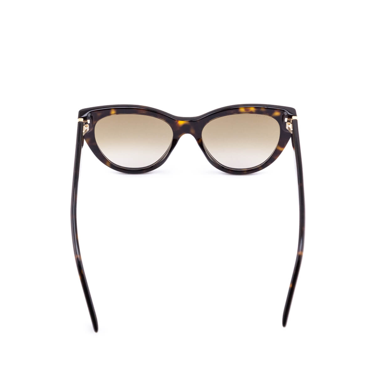 Gucci Brown Tortoiseshell Oversized Cat Eye Sunglasses