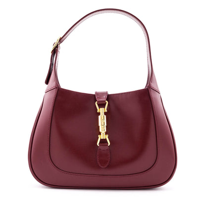 Gucci Cherry Red Calfskin Small Jackie 1961 Hobo