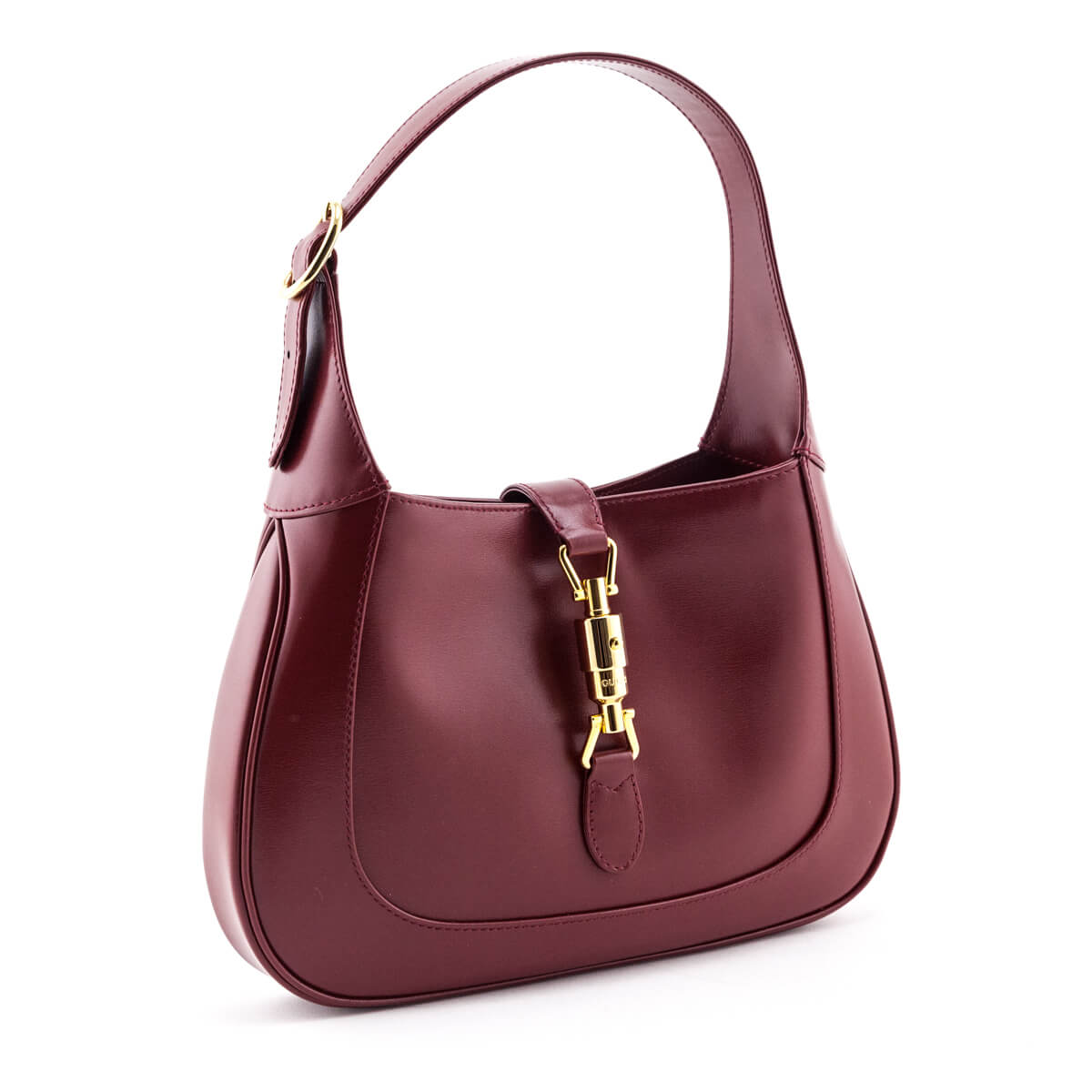 Gucci Cherry Red Calfskin Small Jackie 1961 Hobo