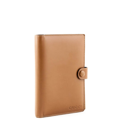 Gucci Brown Leather Note Holder