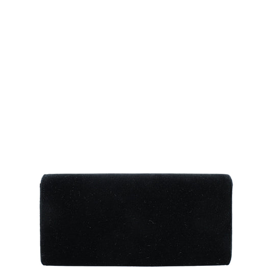 Gucci Black Velvet Dionysus Crystal Clutch