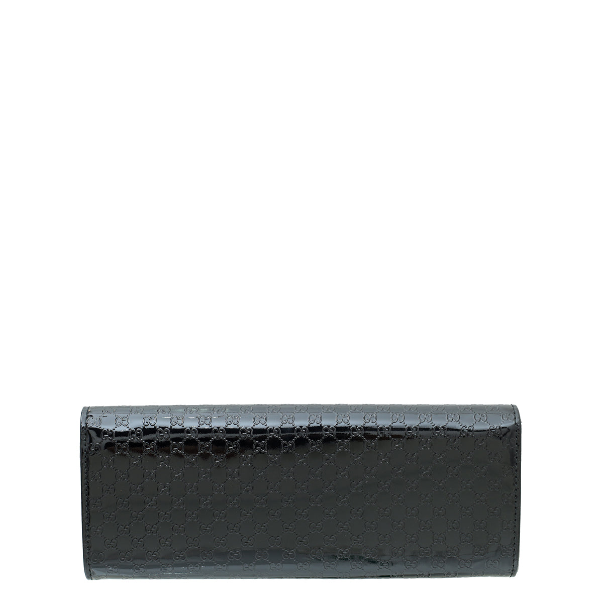 Gucci Black GG MicroGuccissima Broadway Clutch