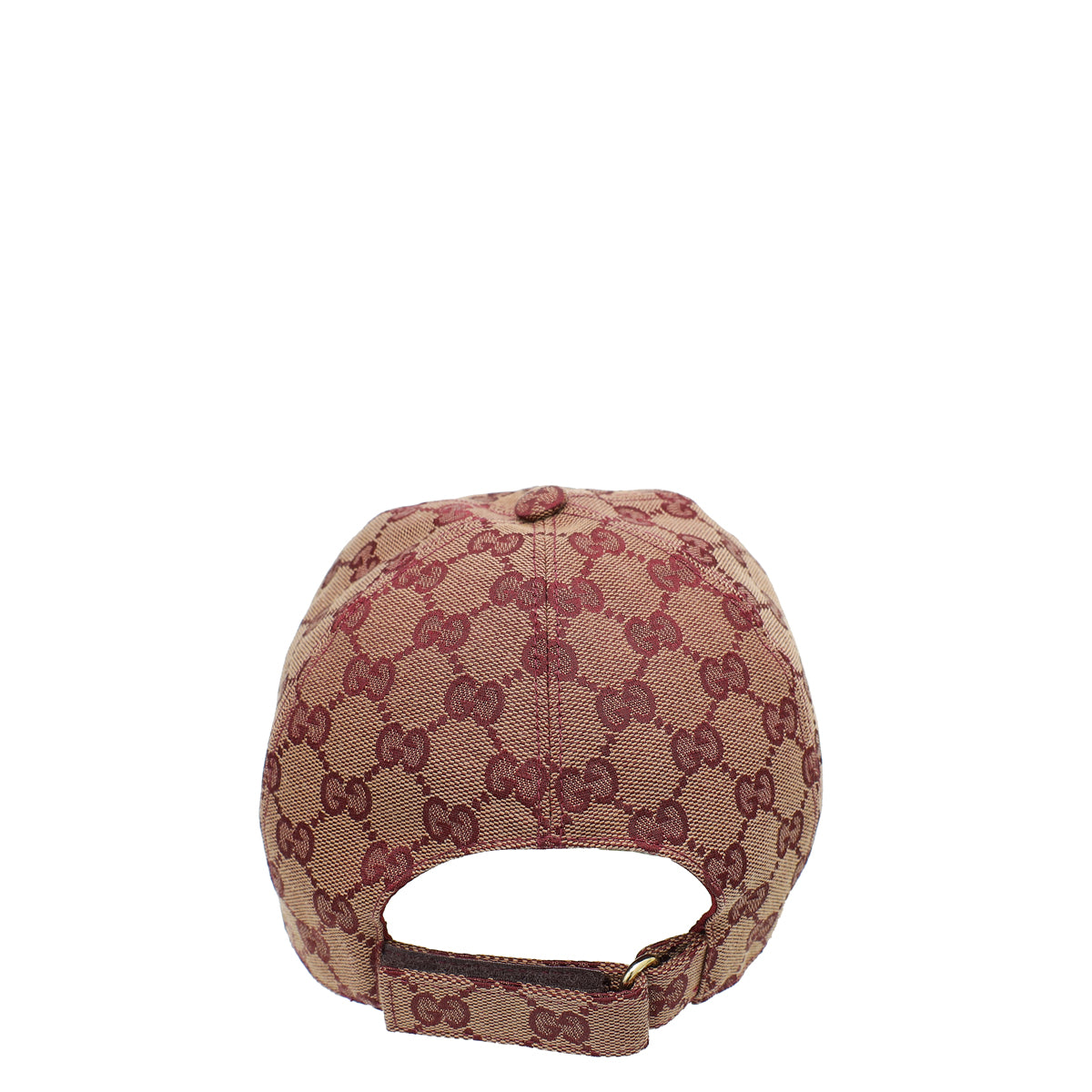 Gucci Burgundy GG Zeno Baseball Small Hat