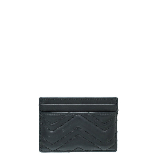 Gucci Black GG Marmont Card Case