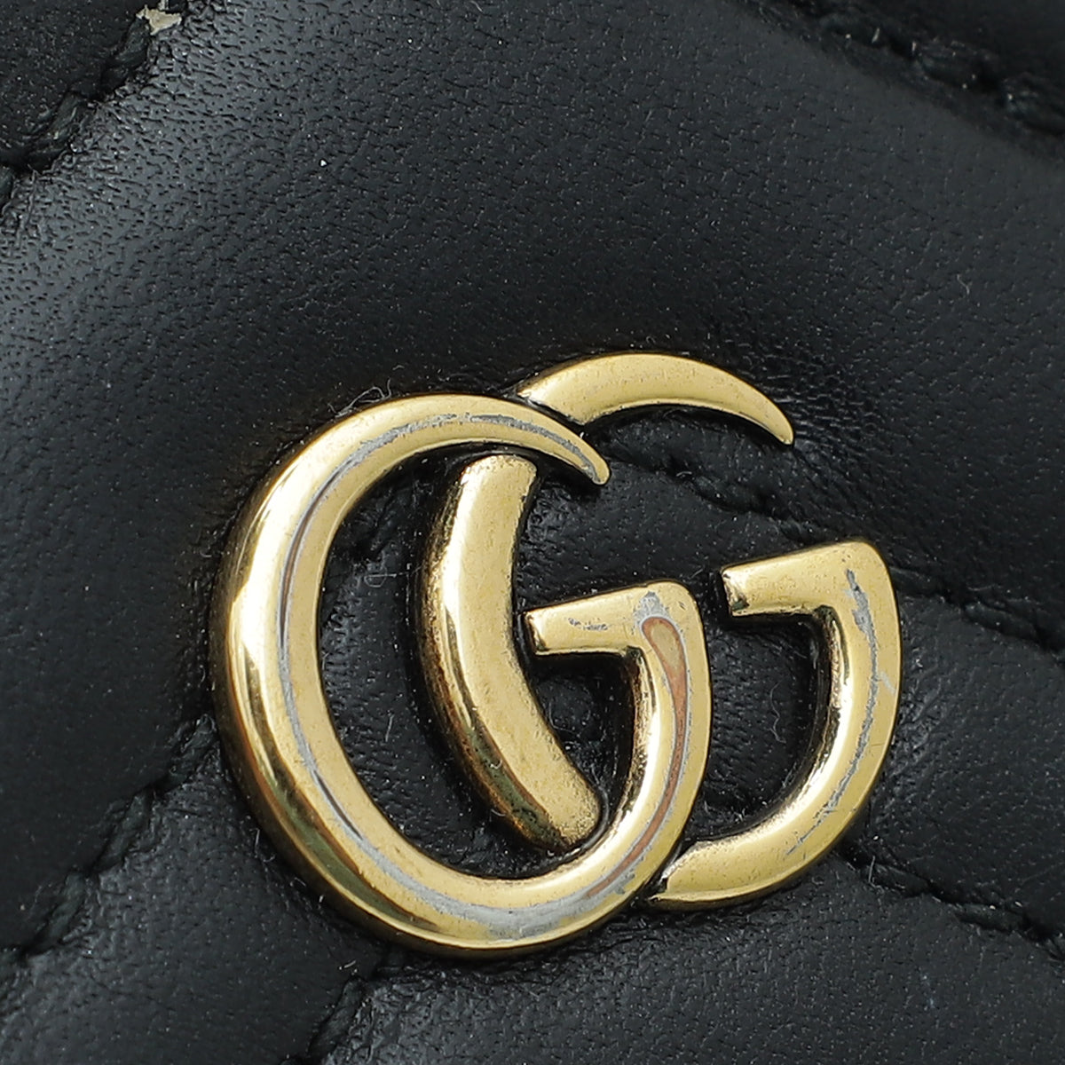 Gucci Black GG Marmont Card Case