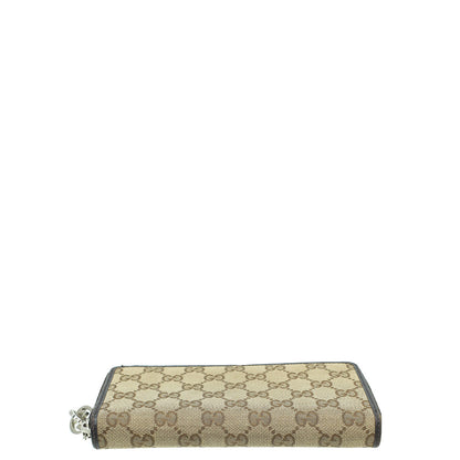 Gucci Bicolor GG Zip Around Wallet