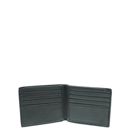 Gucci Black GG Marmont Bi-Fold Wallet