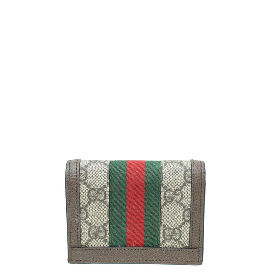 Gucci Bicolor GG Supreme Ophidia Card Case