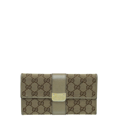 Gucci Bicolor GG Continental Wallet