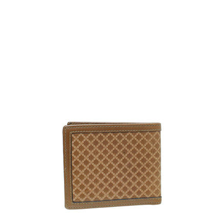 Gucci Brown Diamante Embossed Bifold Wallet