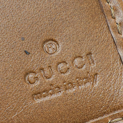 Gucci Brown Diamante Embossed Bifold Wallet