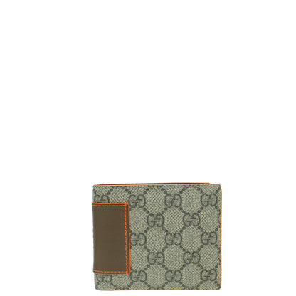 Gucci Bicolor GG Supreme Bifold Wallet