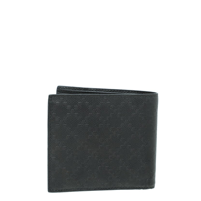 Gucci Black Diamante Bi-Fold Wallet