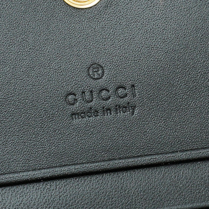 Gucci Black GG Ophidia Card Case Wallet