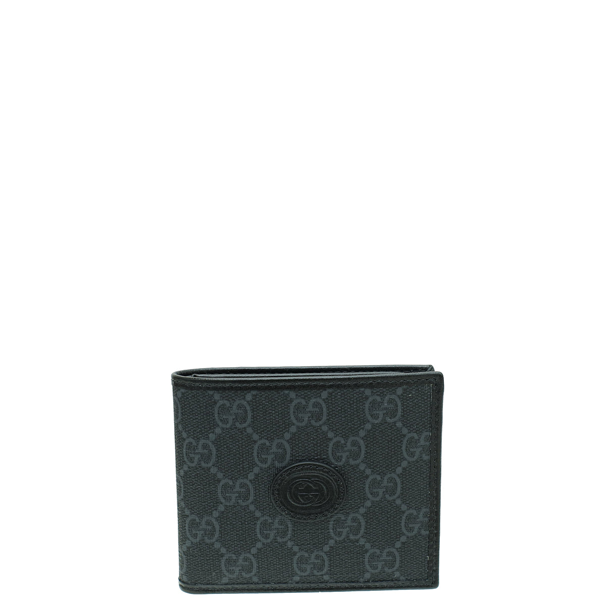 Gucci Black GG Supreme Bifold Wallet