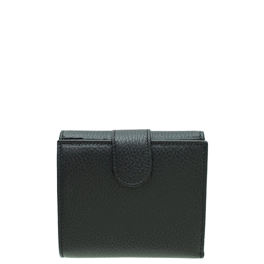 Gucci Black Interlocking G French Wallet