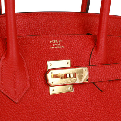 Hermes Birkin 30 Rouge de Coeur Togo Gold Hardware