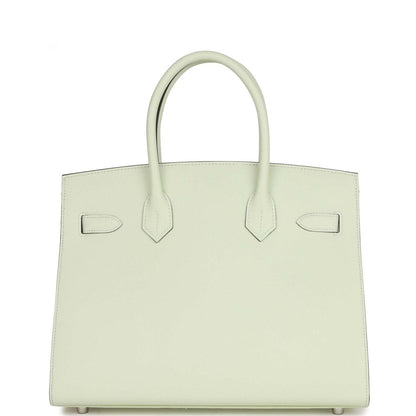 Hermes Birkin Sellier 30 Vert Fizz Epsom Palladium Hardware