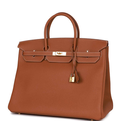 Hermes Birkin 40 Gold Togo Gold Hardware