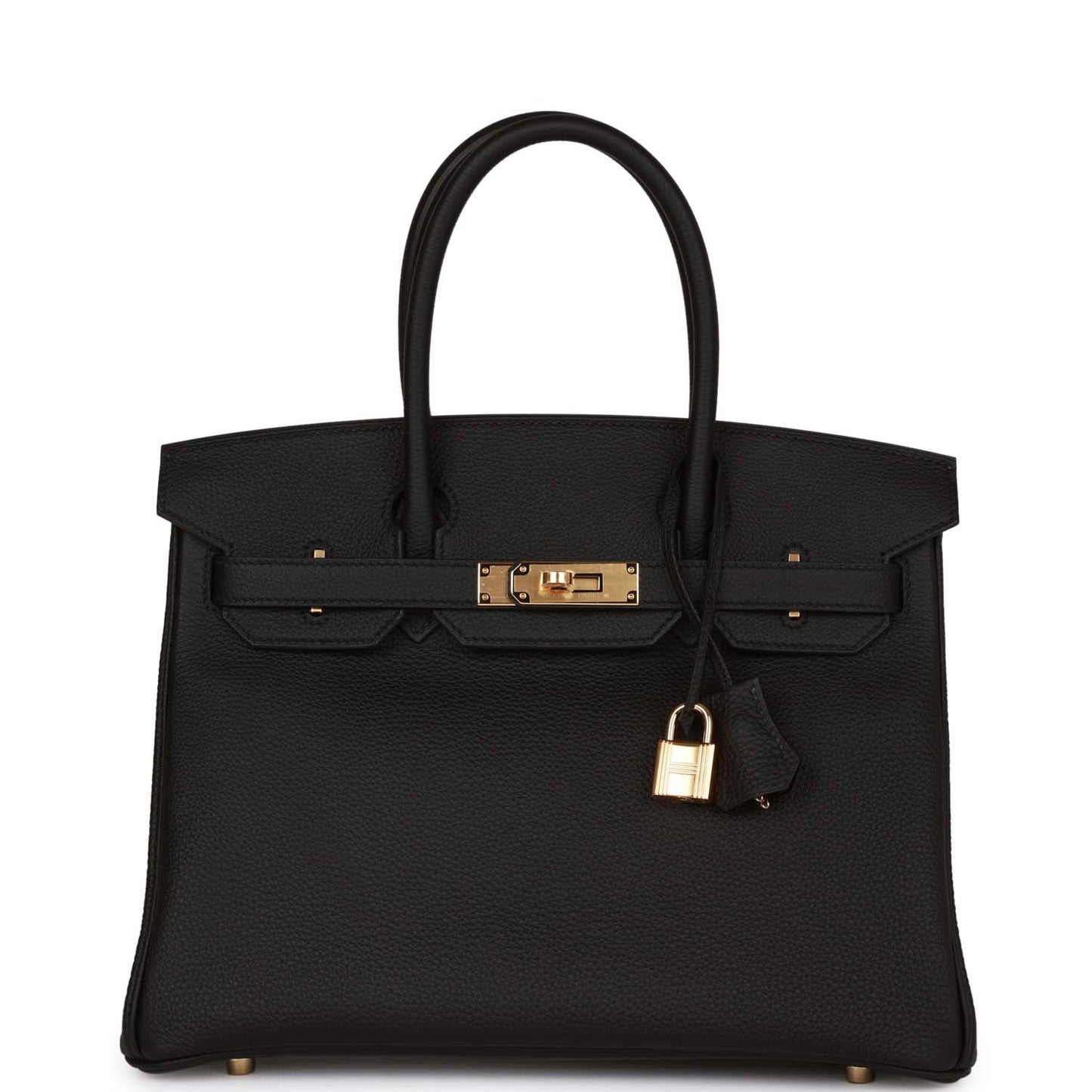 Hermes Birkin 30 Black Togo Gold Hardware