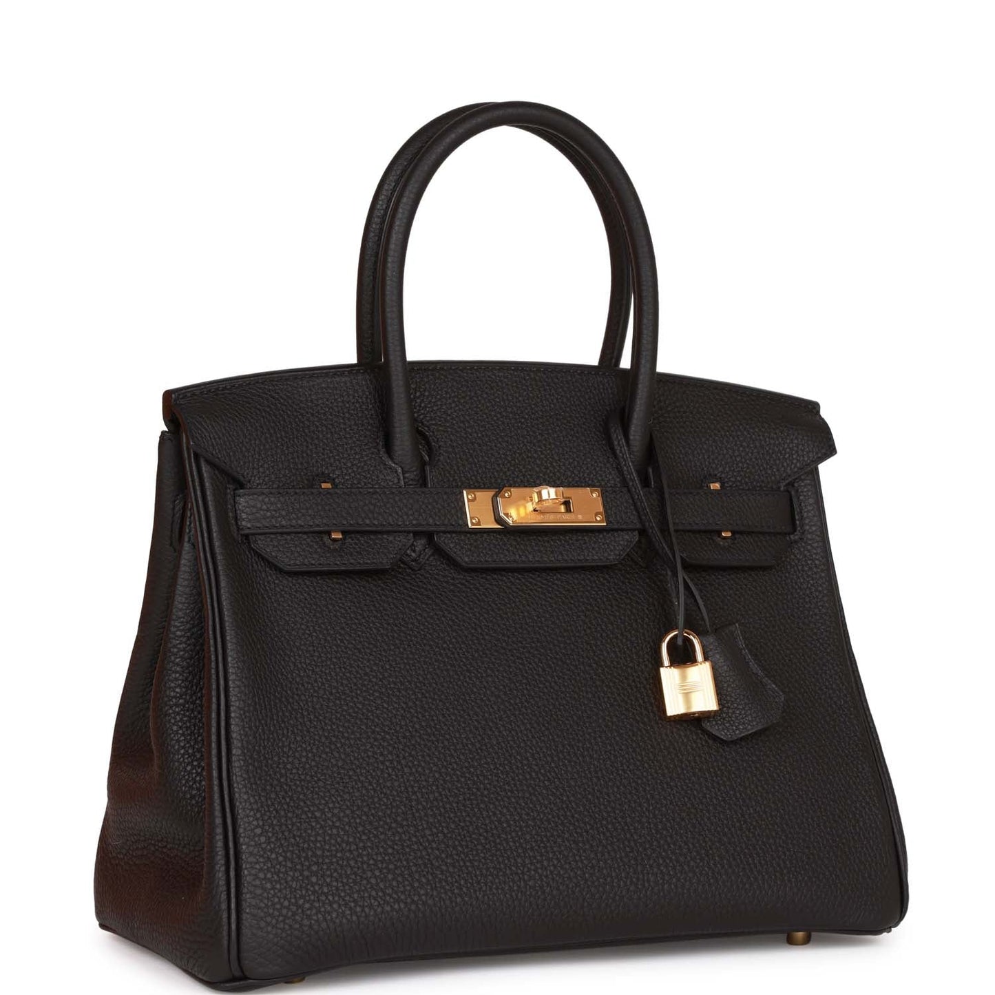 Hermes Birkin 30 Black Togo Gold Hardware