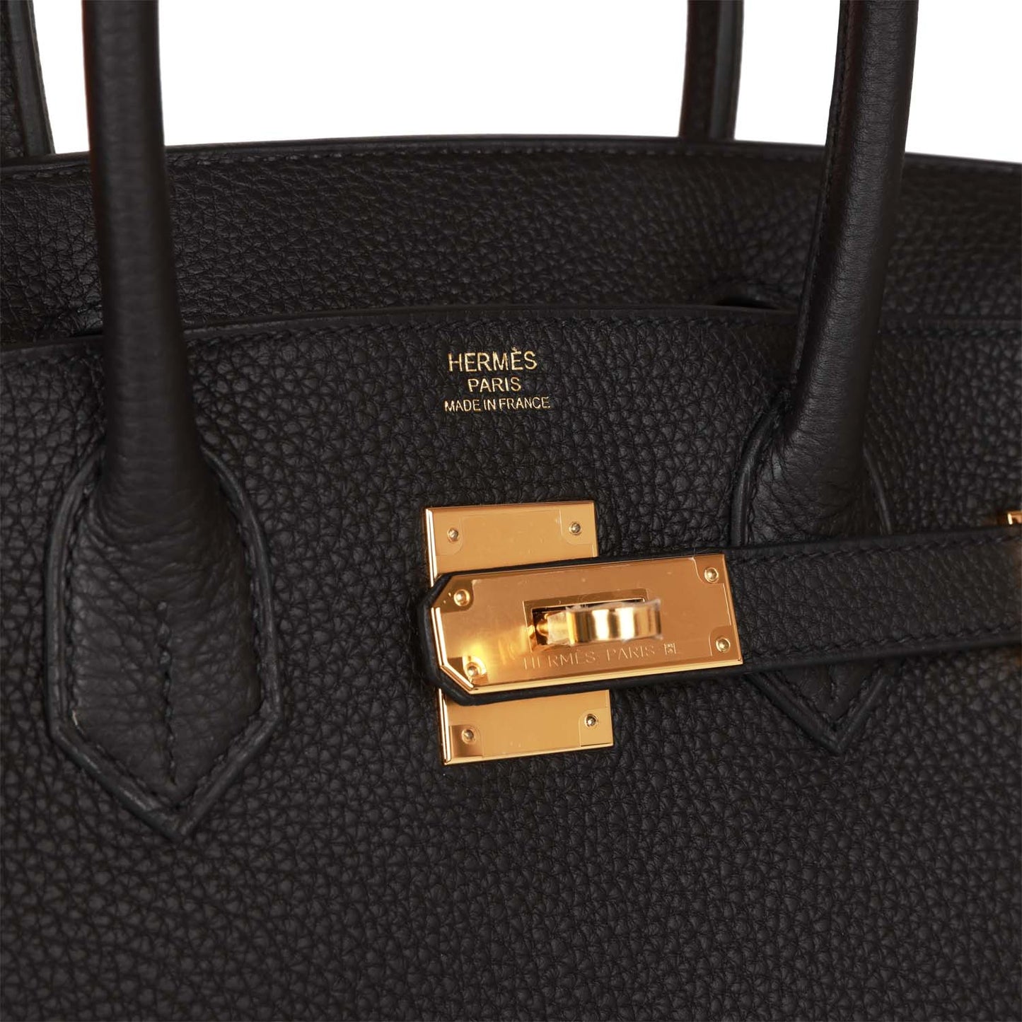 Hermes Birkin 30 Black Togo Gold Hardware