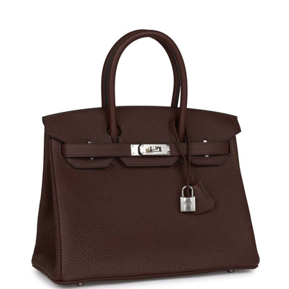 Hermes Birkin 30 Rouge Sellier Togo Palladium Hardware