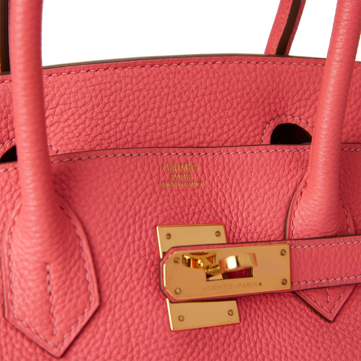 Hermes Birkin 30 Rose Lipstick Togo Gold Hardware