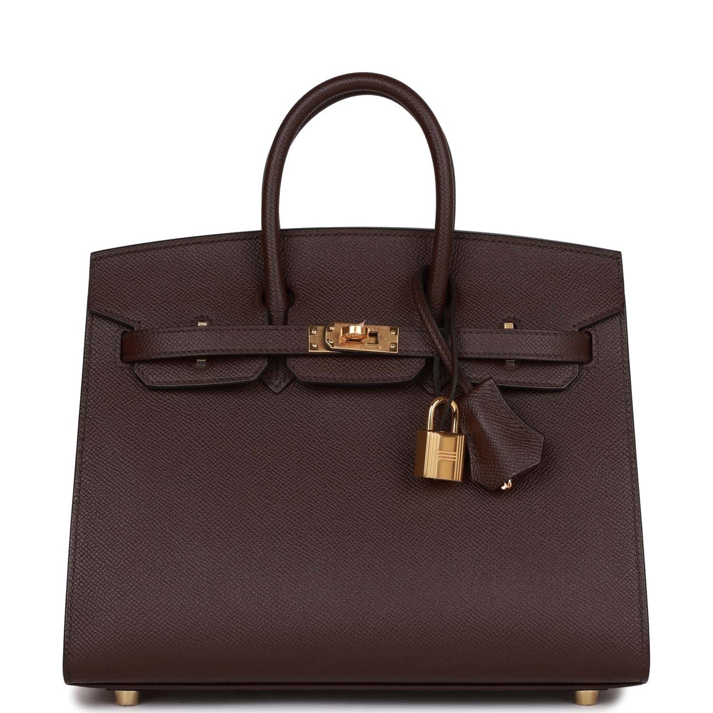 Hermes Birkin Sellier 25 Rouge Sellier Epsom Gold Hardware