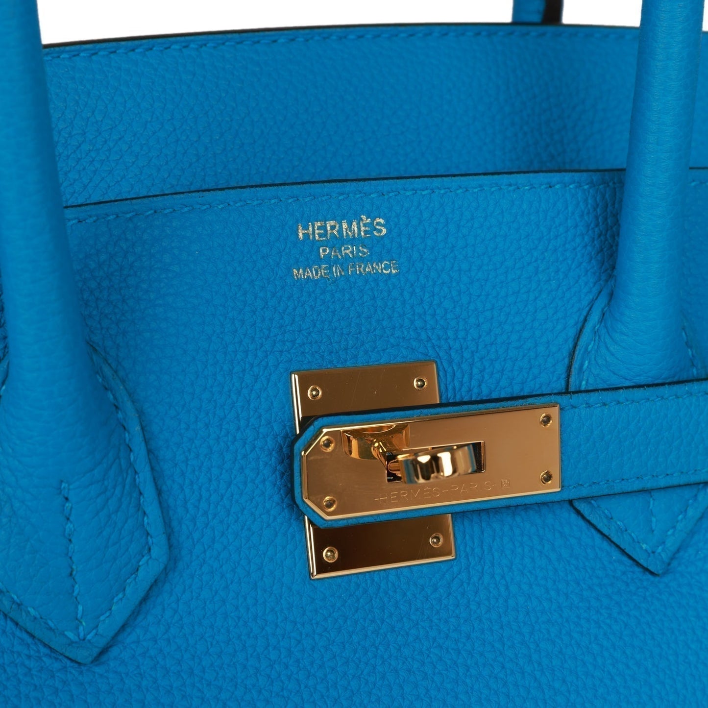 Hermes Birkin 35 Bleu Zanzibar Togo Gold Hardware