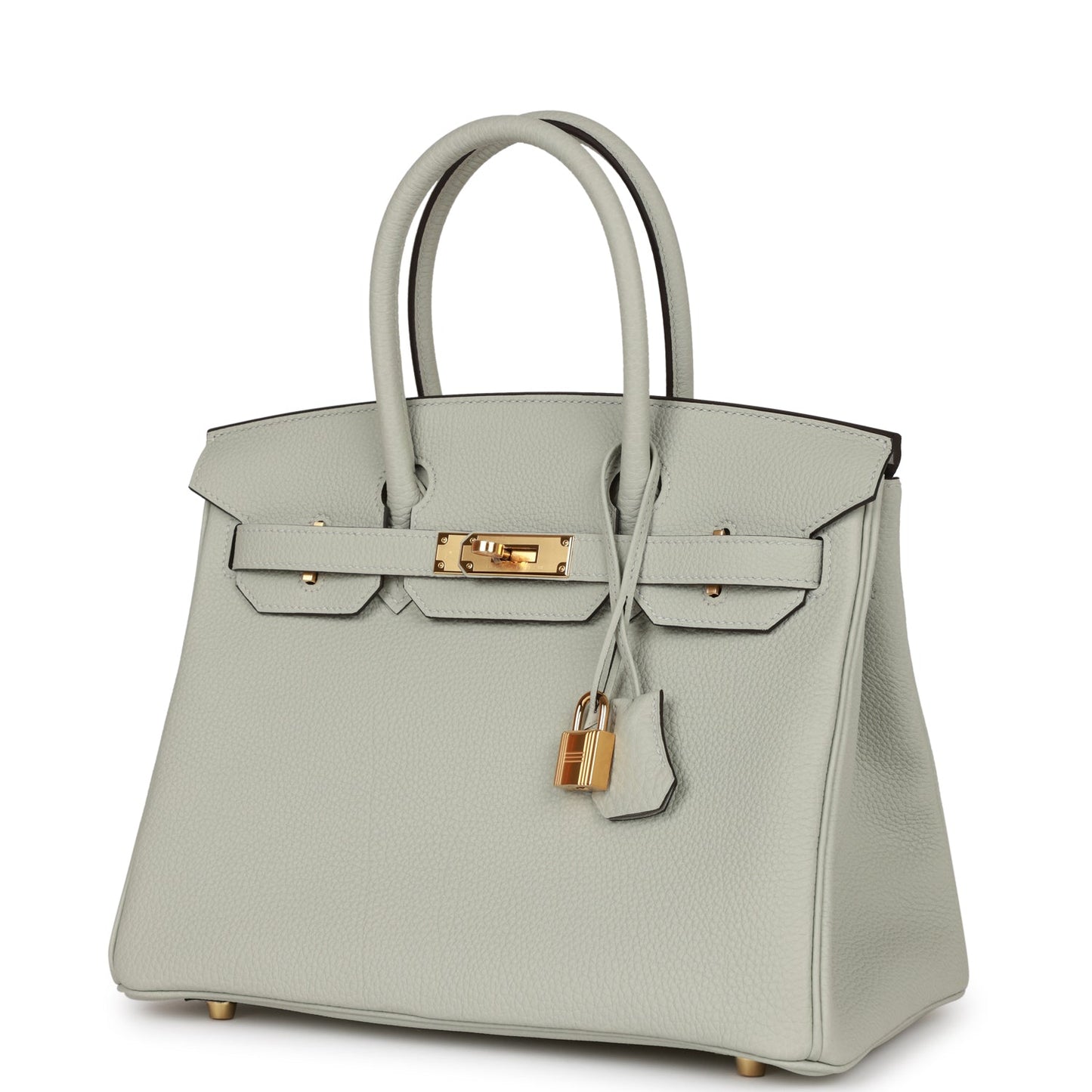 Hermes Birkin 30 Gris Neve Togo Gold Hardware