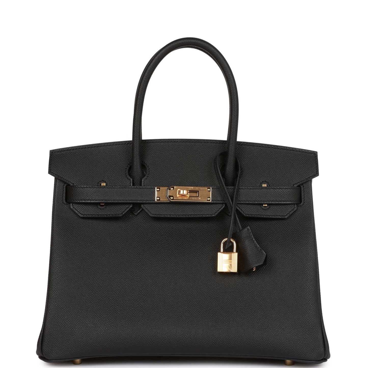 Hermes Birkin 30 Black Epsom Gold Hardware