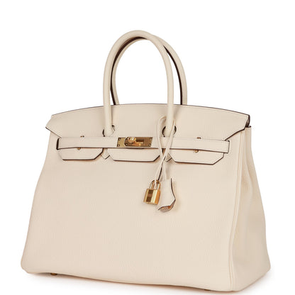 Hermes Birkin 35 Nata Togo Gold Hardware